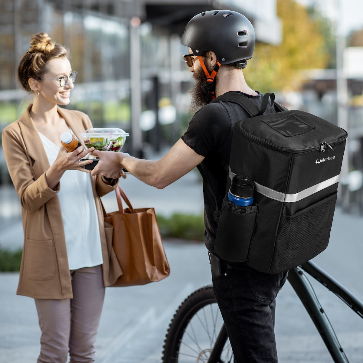 Insulated Backpack For Food Delivery