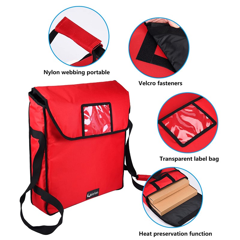 Premium Insulated Pizza Delivery Bag For Office