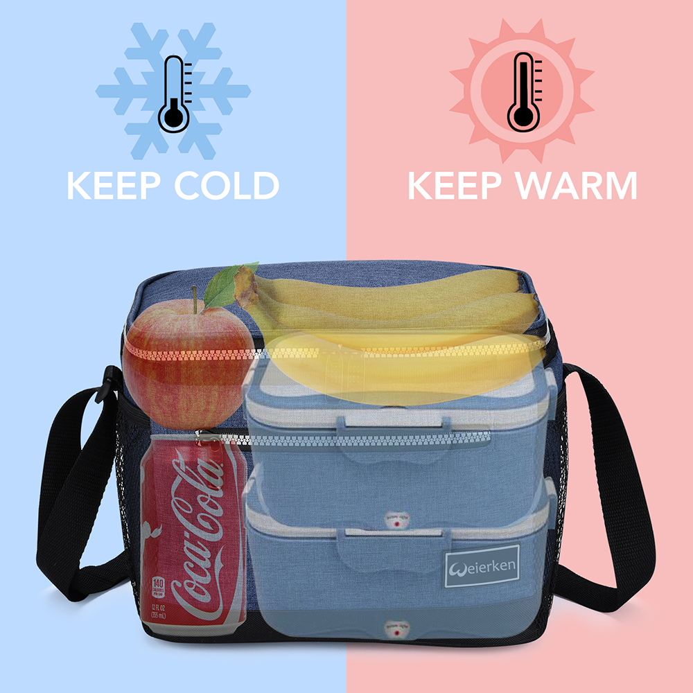 Oxford Tote Cooler Bag For Food