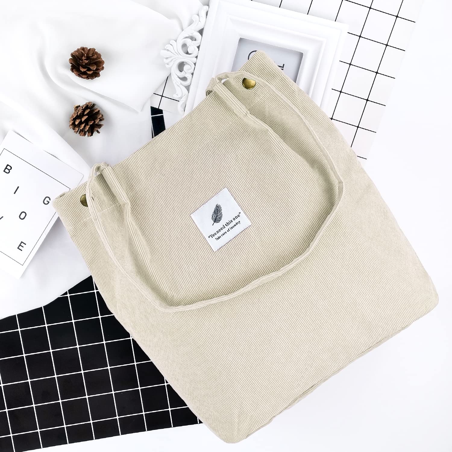 Cotton Canvas Tote Bag with handles