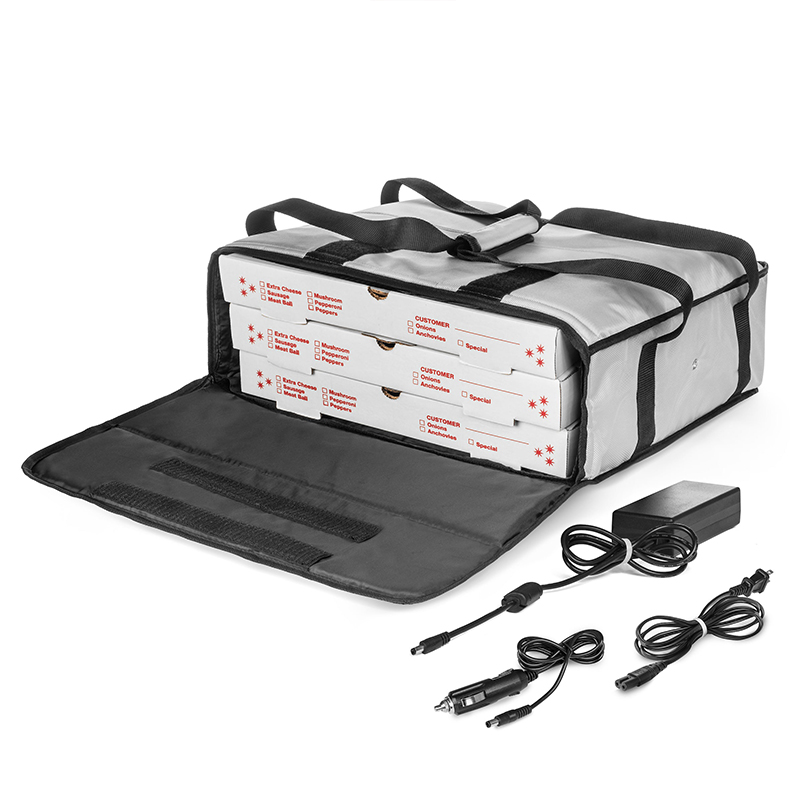 Electric Heated Insulated Pizza Delivery Bag Charger