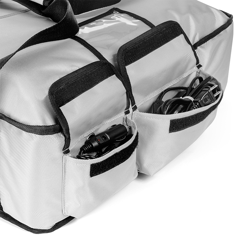 Electric Heated Insulated Pizza Delivery Bag Inside