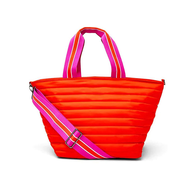 Oversized Beach Crossbody/Tote Cooler Bag-orange